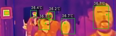Telecamere per la rilevazione della temperatura corporea